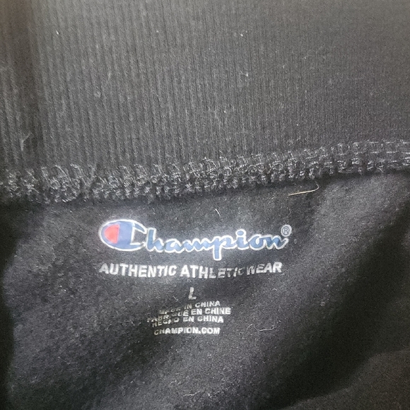 Champion Black Joggers with Relaxed Fit NWOT - Picture 2 of 4